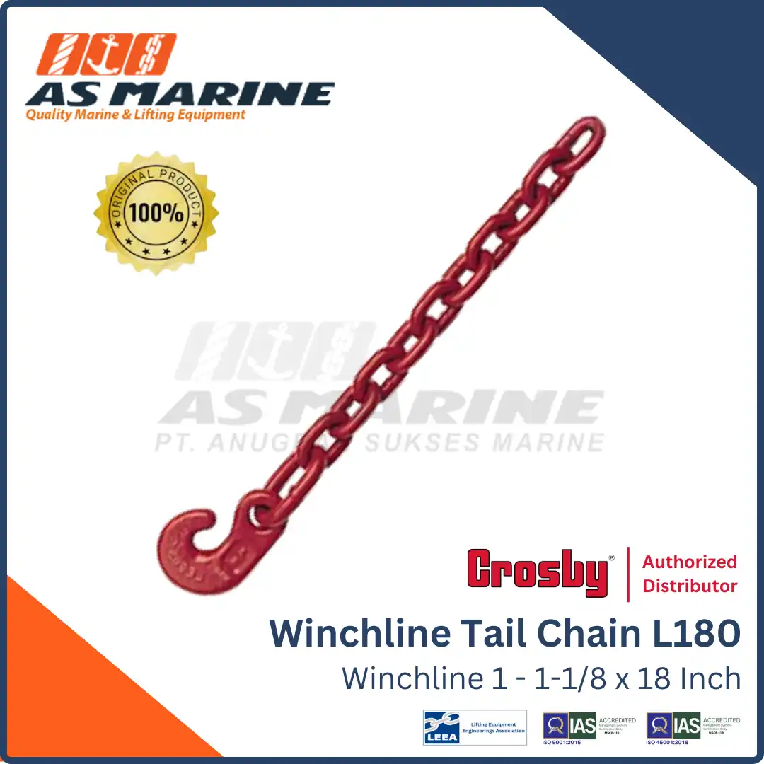 Crosby USA Winchline Tail Chain L180 25-29 mm 1 - 1-1/8 Inch